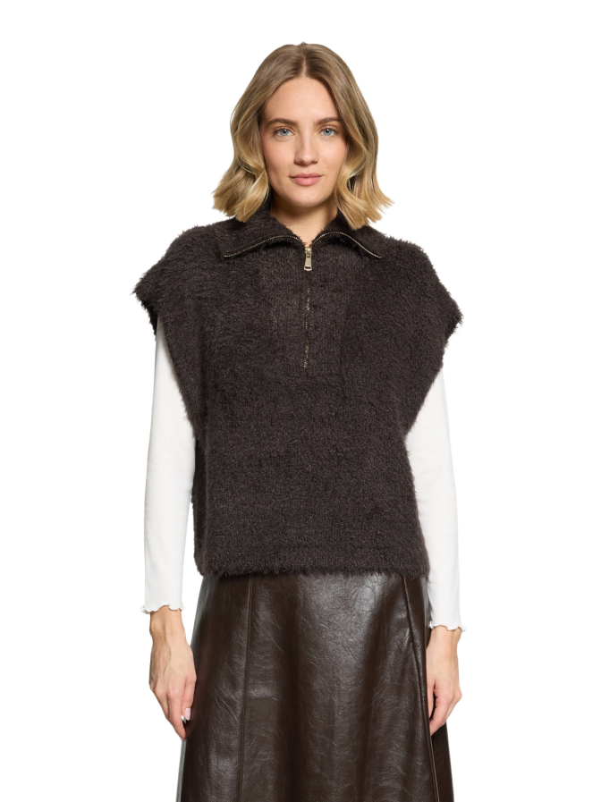 Cartoon Strickpullover mit überschnittenem Arm bei Robert Ley