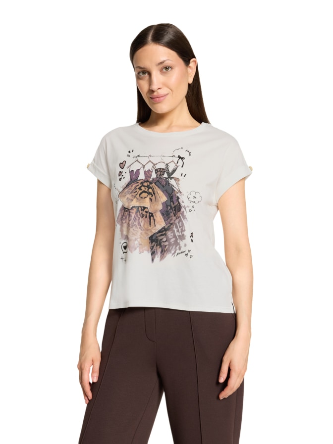 Cartoon T-Shirt mit Fotoprint bei Robert Ley