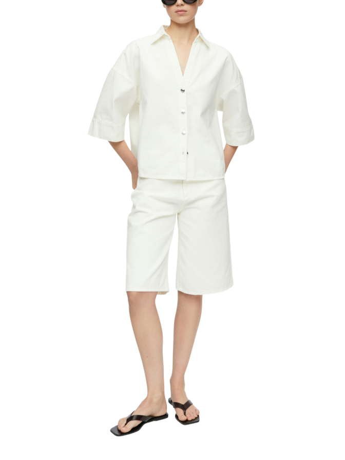 Comma Loose- Fit Denim-Bluse bei Robert Ley