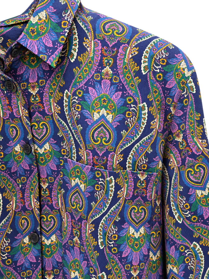 Insieme Hemdbluse mit Paisley-Muster bei Robert Ley