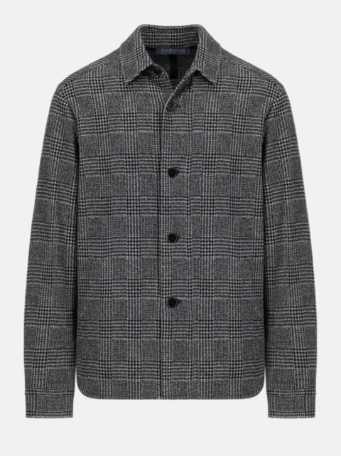 Harris Wharf London Hemdjacke im Salz- und Pfeffermuster bei Robert Ley