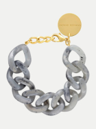 Vanessa Baroni Flat Chain Armband inked grey marble bei Robert Ley