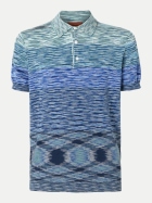 MISSONI Poloshirt s72ji-blue/green tones bei Robert Ley
