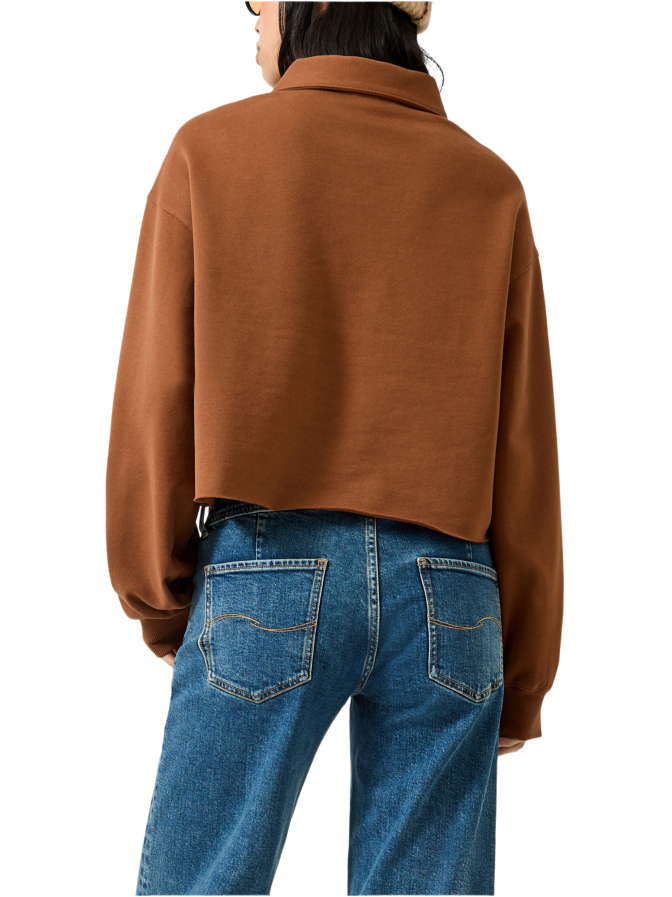 Q/S designed by Polo-Sweatshirt mit Knopfleiste bei Robert Ley