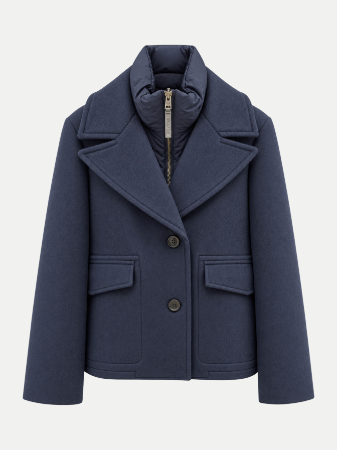 WOOLRICH Cabanjacke 2in1 aus Wollmischung bei Robert Ley