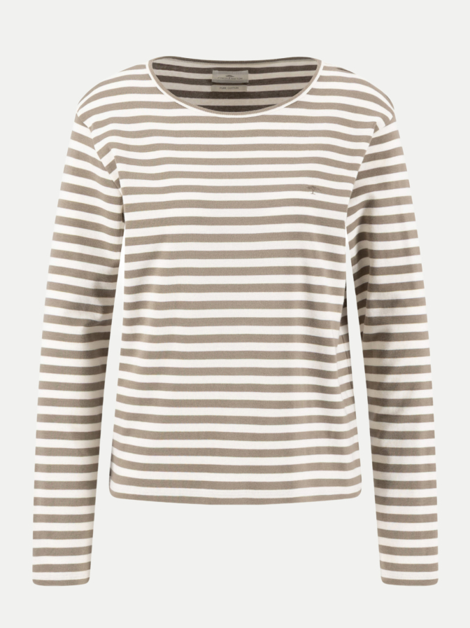 Fynch-Hatton Langarmshirt mit Streifenmuster bei Robert Ley