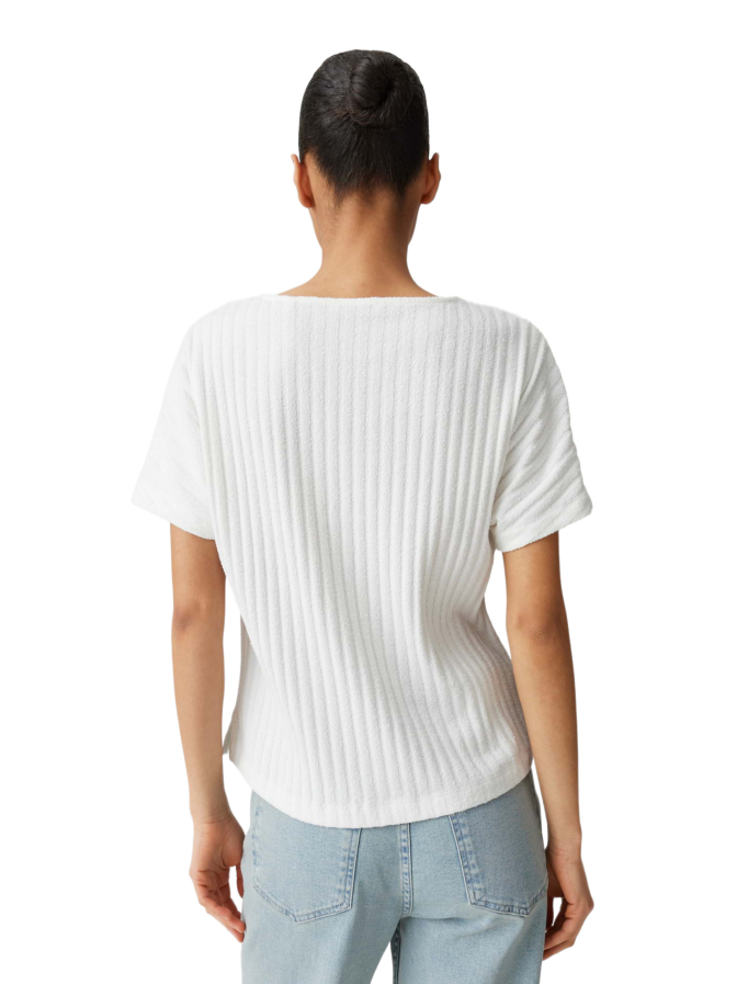 Opus Jerseyshirt Sombri in Rippoptik bei Robert Ley