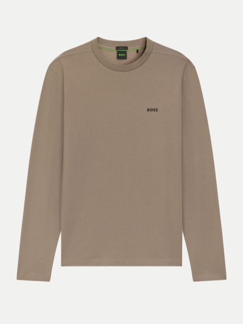 Boss Green Langarmshirt mit Kontrast-Logo bei Robert Ley
