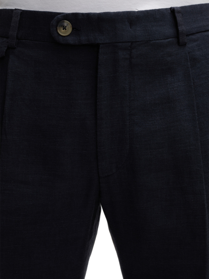 Windsor Men Shaped-Fit Bundfaltenhose Silvi bei Robert Ley