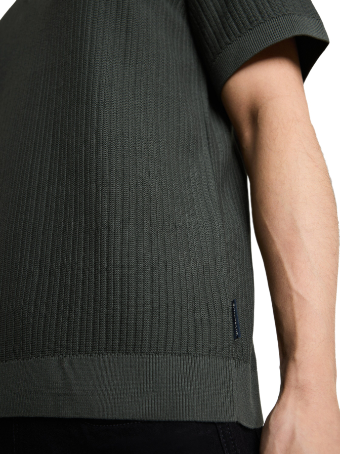 Tom Tailor Casual Kurzärmliger Pullover mit Polokragen bei Robert Ley