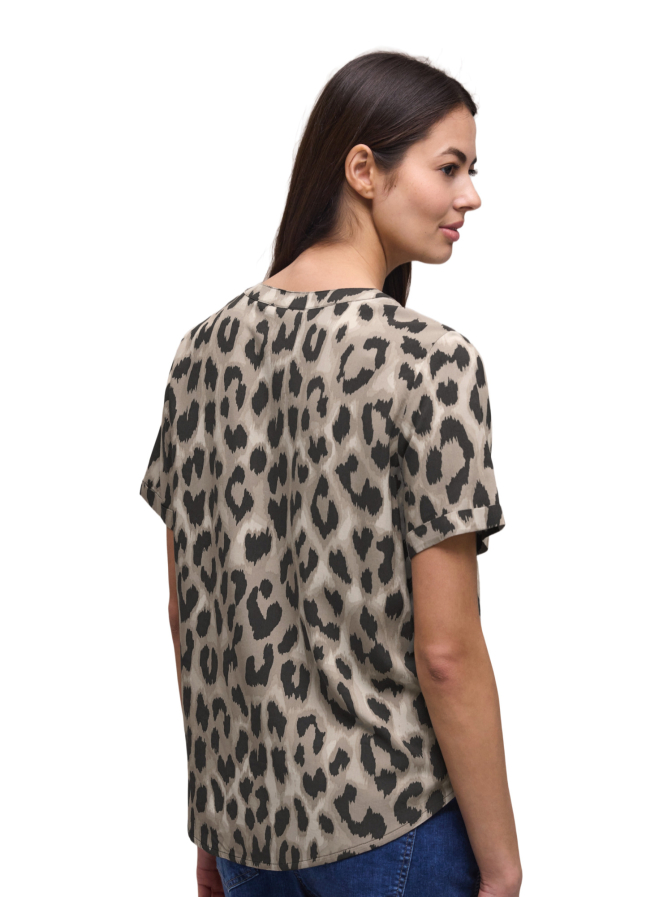 Street One Blusenshirt mit Leo-Print bei Robert Ley