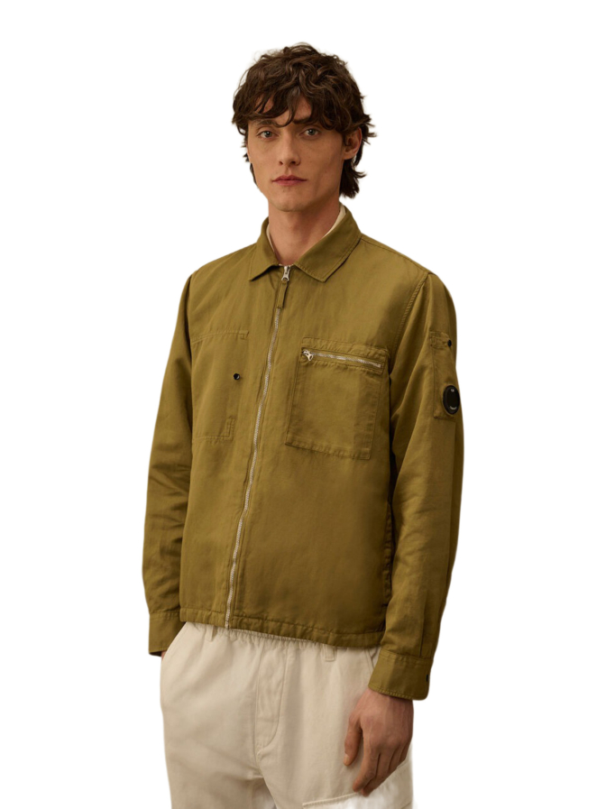 C.P. Company Overshirt aus Baumwoll-Leinen bei Robert Ley