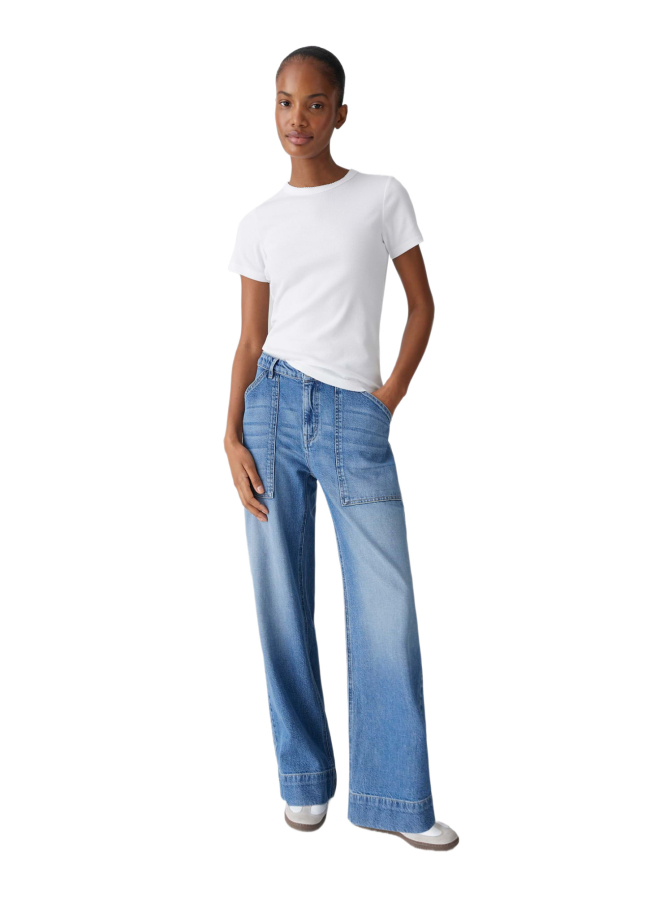 Opus T-Shirt Samuna mit Muschelkante bei Robert Ley