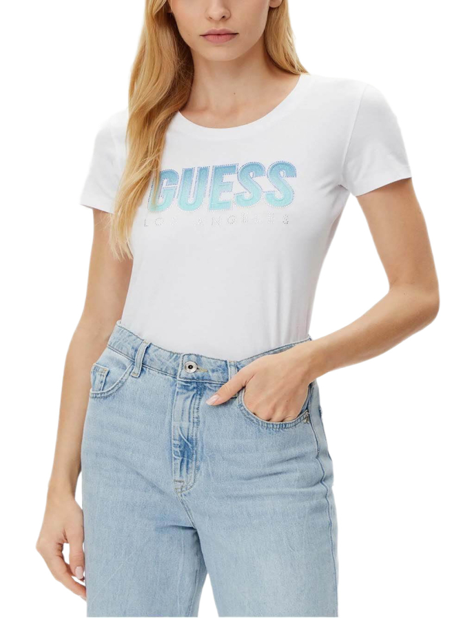 Guess T-Shirt mit Logoprint bei Robert Ley