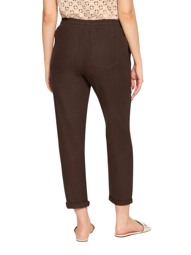 Cartoon Verkürzte Leinenhose bei Robert Ley