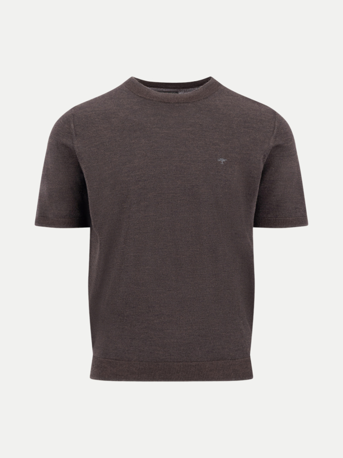 Fynch-Hatton Kurzarmpullover aus Wolle bei Robert Ley