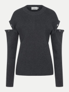 Gitta Banko Strickpullover Enja charcoal bei Robert Ley
