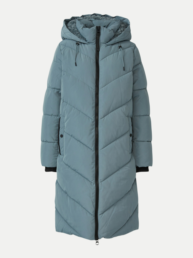 s.Oliver RED LABEL Steppmantel mit Teddyplüsch-Kapuze bei Robert Ley