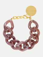 Vanessa Baroni Flat Chain Armband toffee marble bei Robert Ley