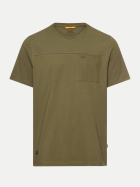 Camel Active Regular-Fit T-Shirt mit Brusttasche Deep Olive-Deep Olive bei Robert Ley