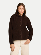 Tom Tailor Casual Teddy-Sweatjacke 13234-java dark brown bei Robert Ley