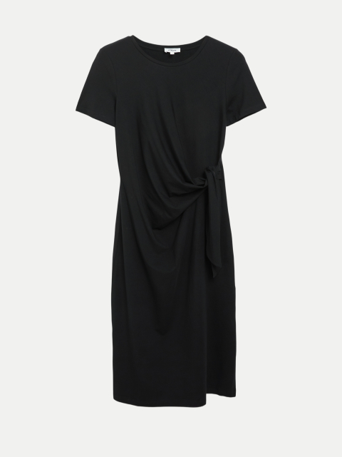 s.Oliver RED LABEL Jerseykleid in Midilänge mit Knotendetail bei Robert Ley