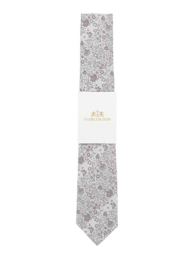 Prince Bowtie Krawatte mit Floralem Muster 7cm bei Robert Ley