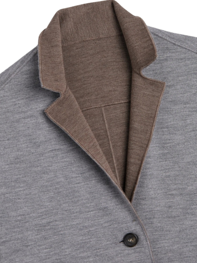 3RD MAY Wendbarer Strickblazer aus Merino bei Robert Ley