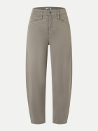Mac Barrel-Fit Jeans BORA 662A mat green antique-Trousers MAC Ladie bei Robert Ley
