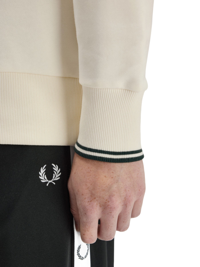 FRED PERRY Sweatshirt mit Zip und Shirtkragen bei Robert Ley