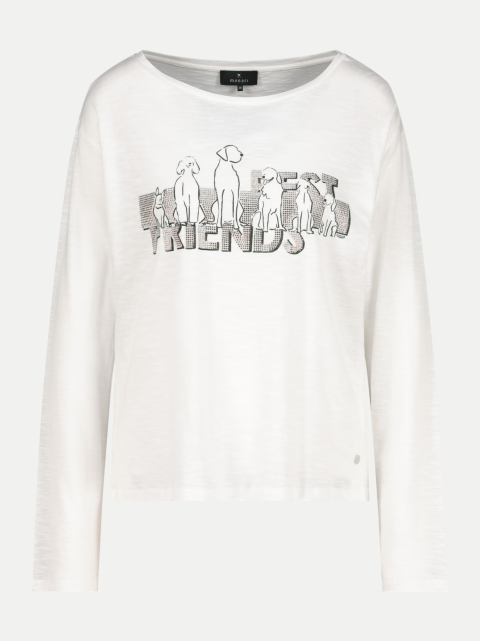 Monari Pullover mit Hunde-Print bei Robert Ley