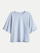 Opus T-Shirt Surtiny mit Ballonärmeln 60032-seasalt bei Robert Ley