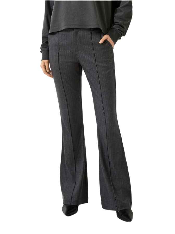 Q/S designed by Bootcut-Hose mit Nadelstreifen bei Robert Ley