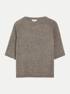 s.Oliver RED LABEL Kurzarm-Strickpullover mit Alpaka-Anteil 85W0-BROWN bei Robert Ley