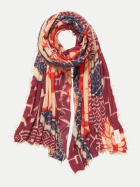 Purschoen Kaschmirschal 8114 TOKYO dark rose-creme bei Robert Ley
