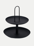 Fynch-Hatton Living Cake Stand Maandazi 900-black bei Robert Ley