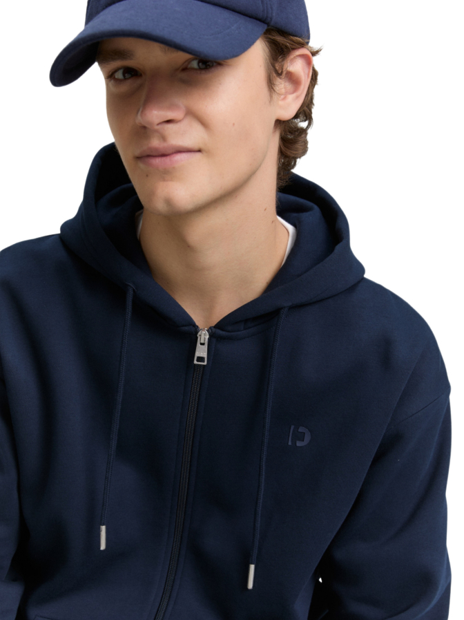 Tom Tailor Denim Hoodie Sweatjacke mit Logo-Print bei Robert Ley