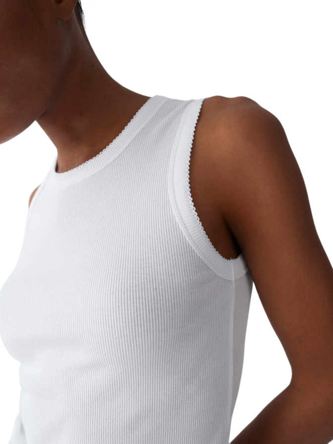 Opus Tanktop Ilesso mit Spitzenborte bei Robert Ley
