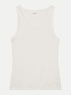 Marc O'Polo DENIM Rib Top 1183-Silky White bei Robert Ley