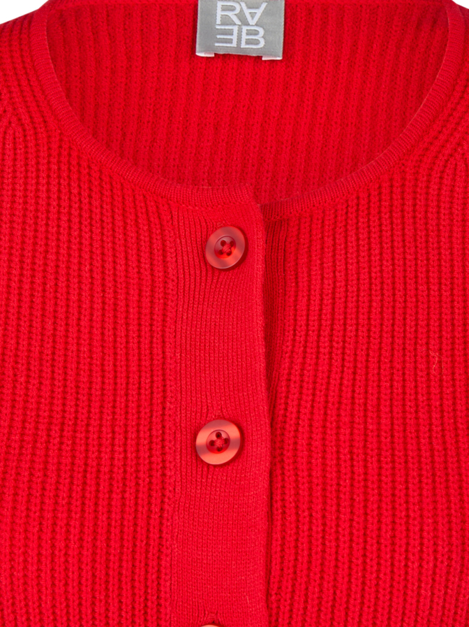 Rabe Moden Strickjacke mit Rippenstrick bei Robert Ley