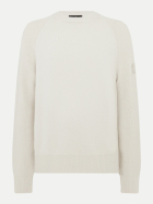 Belstaff Rundhalspulli aus Merinowolle svrbc-silver birch bei Robert Ley