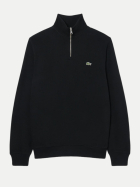 Lacoste Sweatshirt mit Troyer-Kragen 031black bei Robert Ley