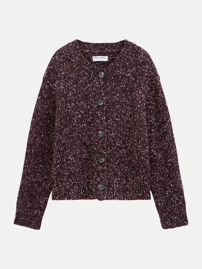 Marc O'Polo DENIM Tweed-Strickjacke bei Robert Ley