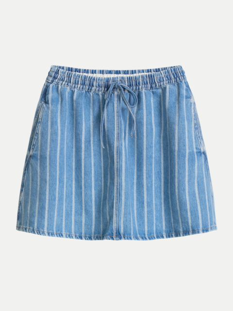 Marc O'Polo DENIM Mini-Jeansrock mit Streifenmuster bei Robert Ley