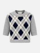 Robert Ley Pullover LAIA mit Raute-Muster 912 sanderling bei Robert Ley