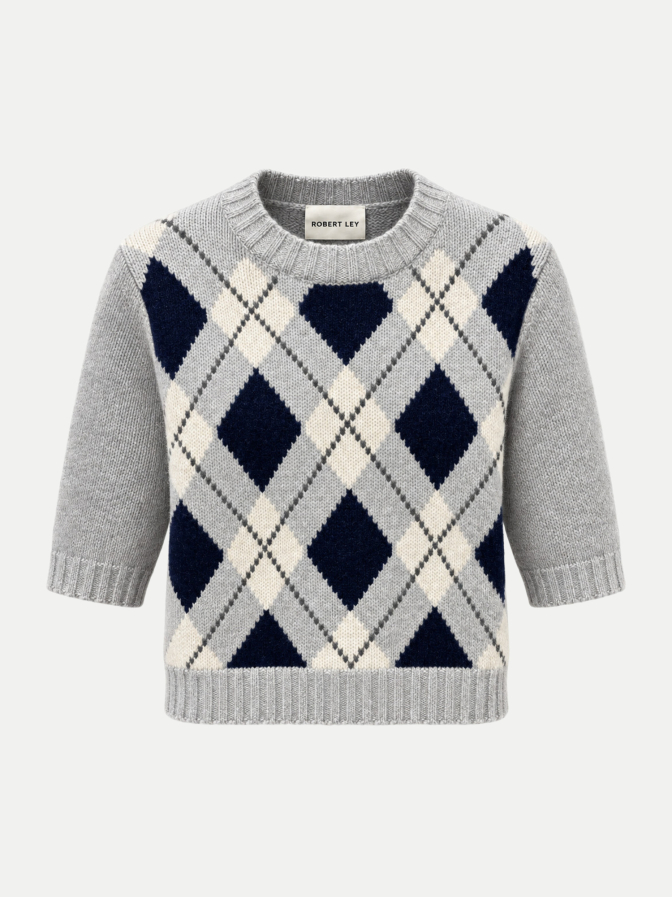 Robert Ley Pullover LAIA mit Raute-Muster bei Robert Ley