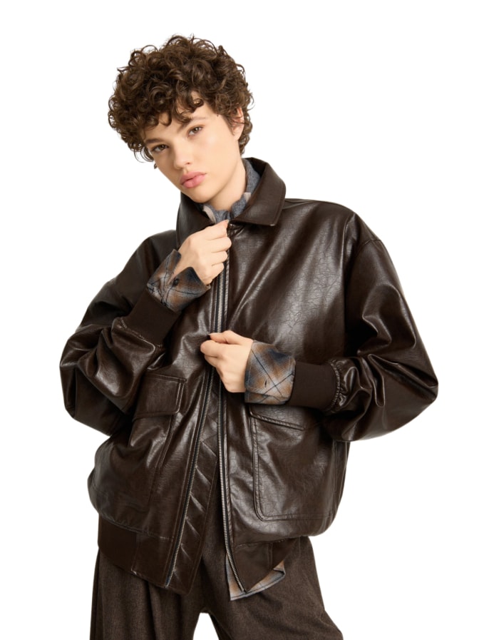 SoSue Oversized Lederjacke bei Robert Ley