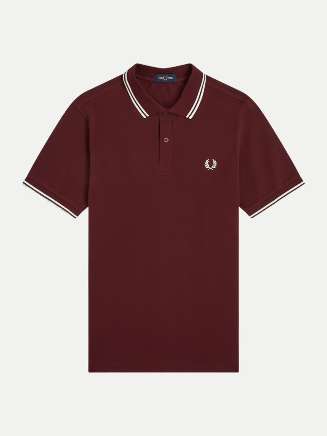 Fred Perry Poloshirt mit Doppelstreifen bei Robert Ley