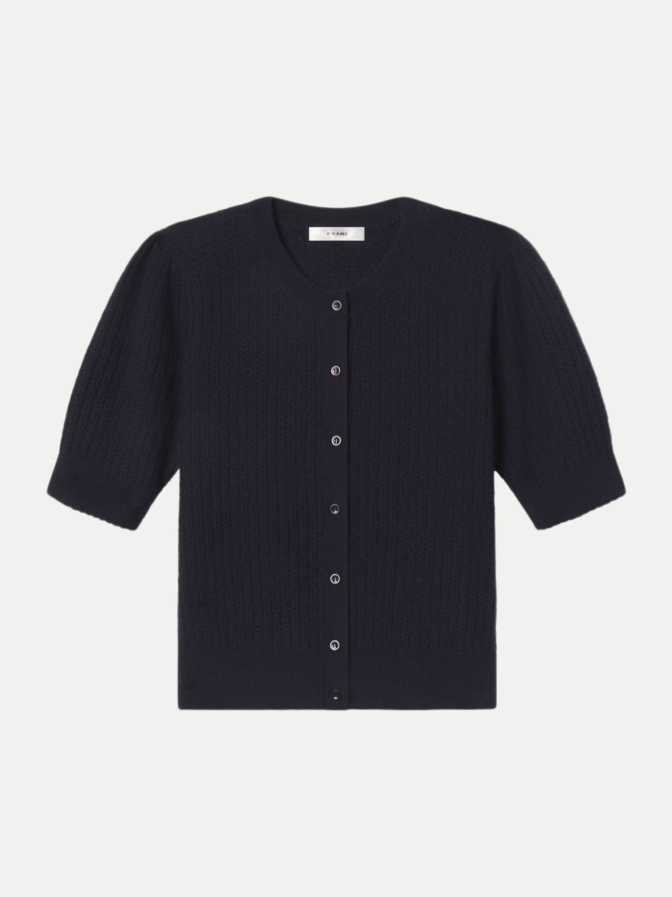 Frame Kurzarm-Strickjacke bei Robert Ley