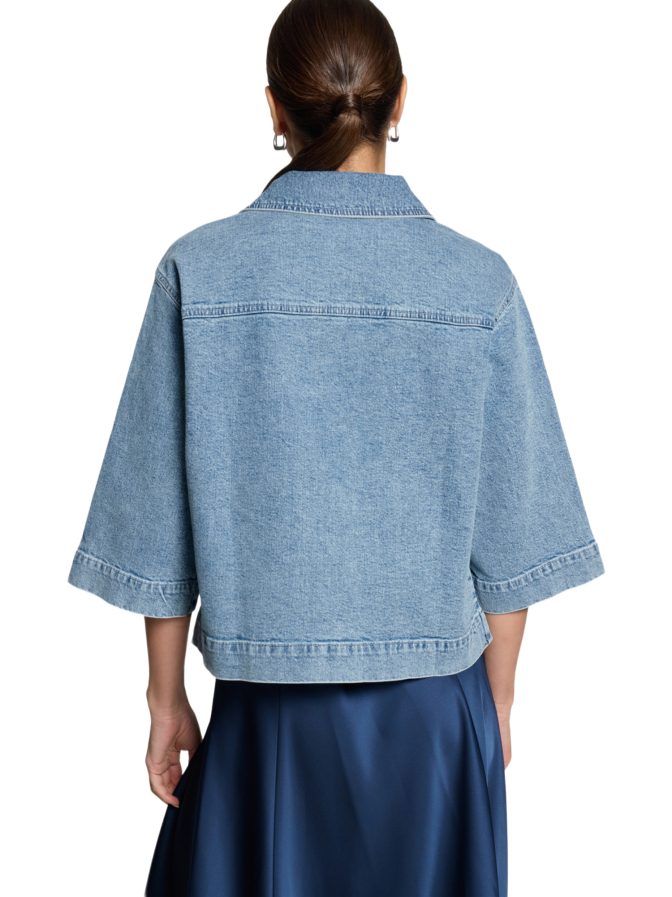 Zero Jeansjacke mit 3/4 Arm bei Robert Ley